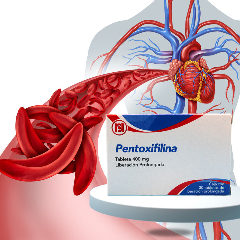Pentoxifilina Caja Con 30 Tabletas 400 Mg Randall
