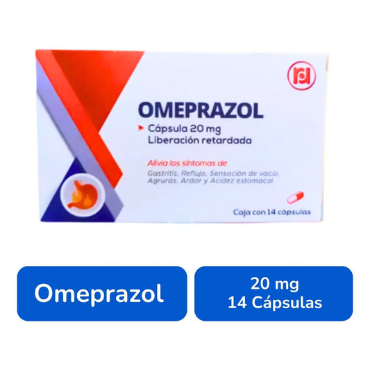 Omeprazol 20 Mg 14 Cápsulas Liberación Retardada Randall
