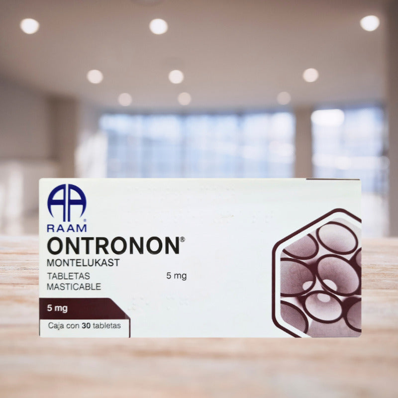 Ontronon Montelukast 5 Mg 30 Tabletas Masticables Raam