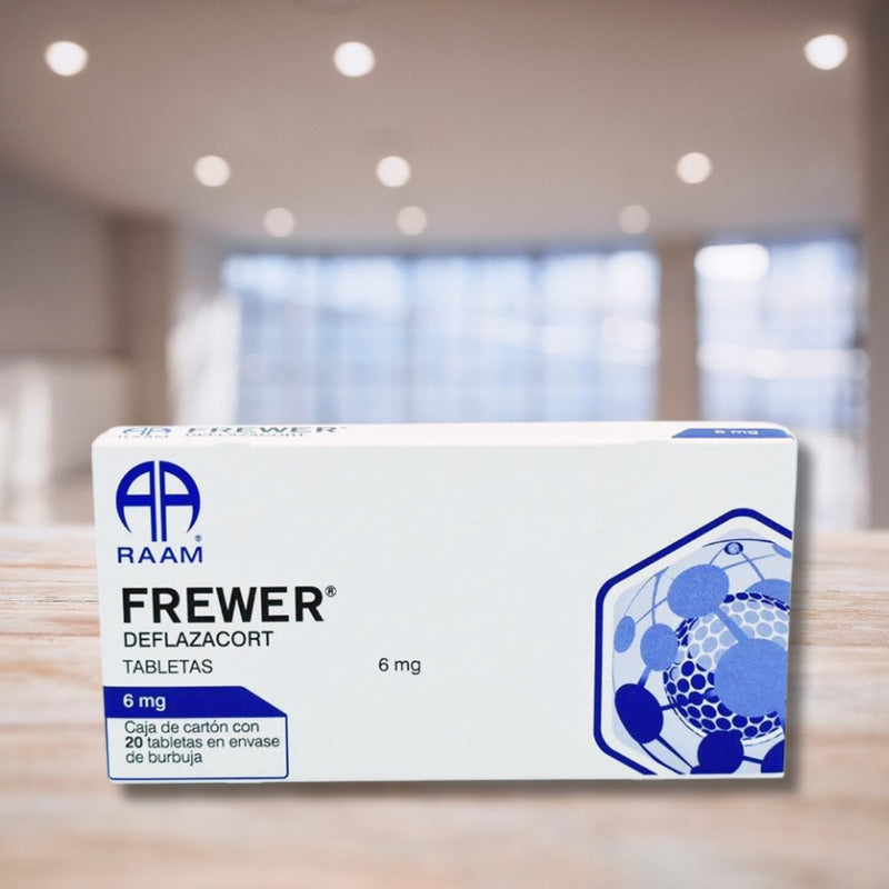 Frewer Deflazacort 6 Mg 2 Cajas Con 20 Tabletas C/u Raam