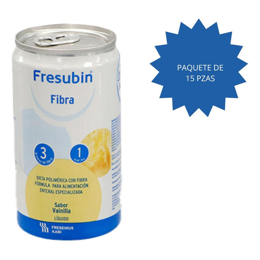 Fresubin Fibra Sabor Vainilla 15 Piezas 236ml C/u Fresenius