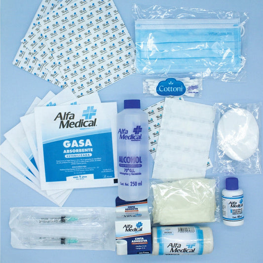 Botiquín Primeros Auxilios Grande Con 36 Piezas Alfa Medical