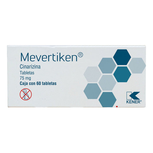 Mevertiken Tableta 75 Mg, 60 Tabletas