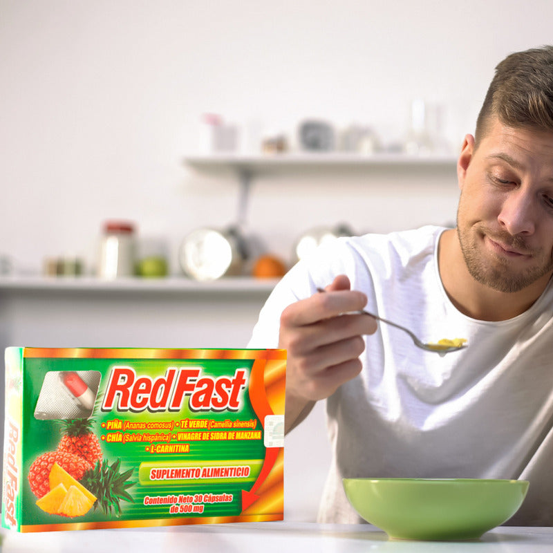 Redfast Caja Con 30 Cápsulas De 500 Mg Natutech Sin Sabor