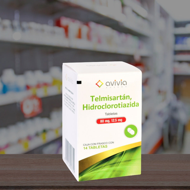 Telmisartán / Hidroclorotiazida 80 Mg / 12.5 Mg 56 Tabletas