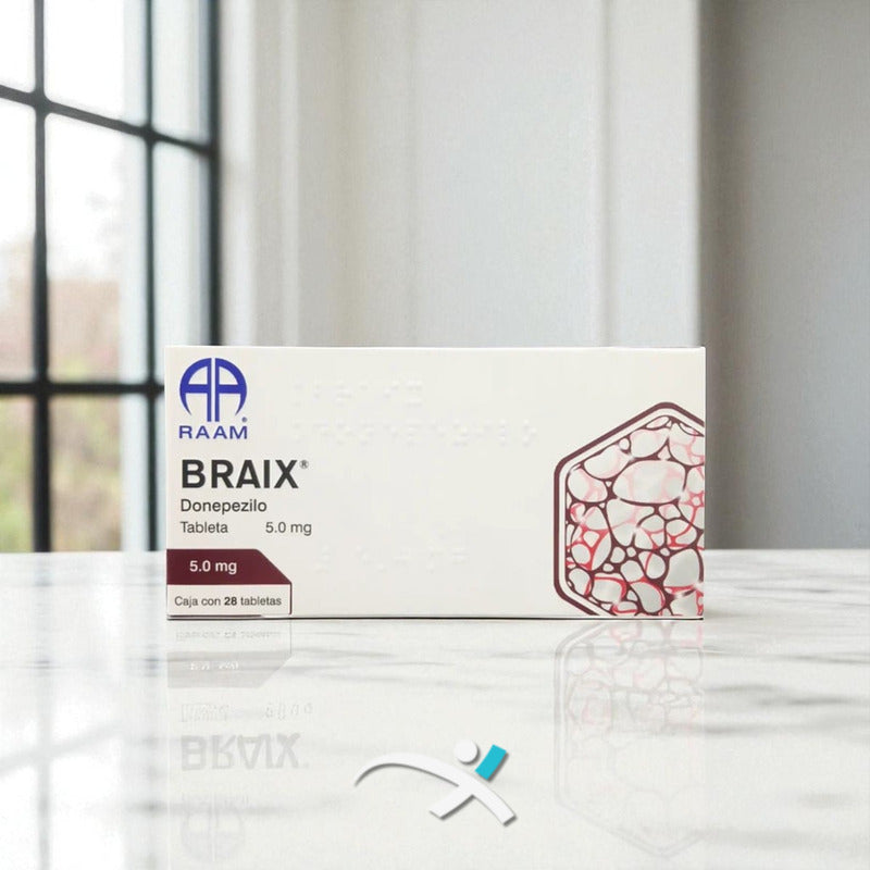 Donepezilo 5 Mg Braix Caja Con 28 Tabletas Raam