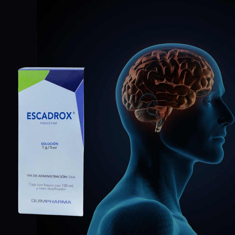 Escadrox Piracetam 1 G / 5 Ml Solución 120 Ml Quimpharma