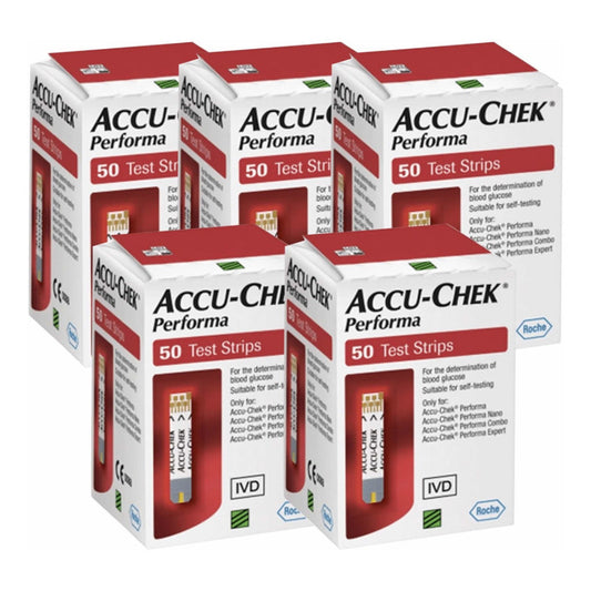 Accu-chek Tiras Performa Paquete Con 250 Tiras Glucómetro