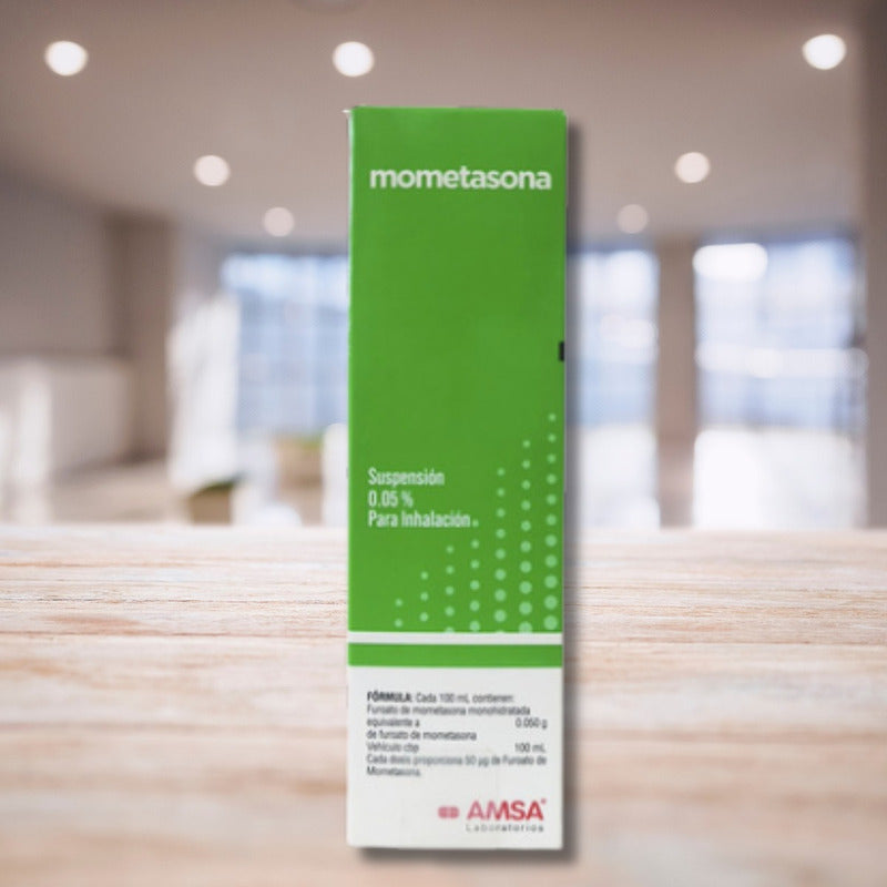 Mometasona Inhalación Nasal 0.05% 18 Ml Suspensión 2 Frascos