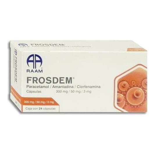 Frosdem Cápsula 300 Mg/50 Mg/3 Mg, 24 Cápsulas