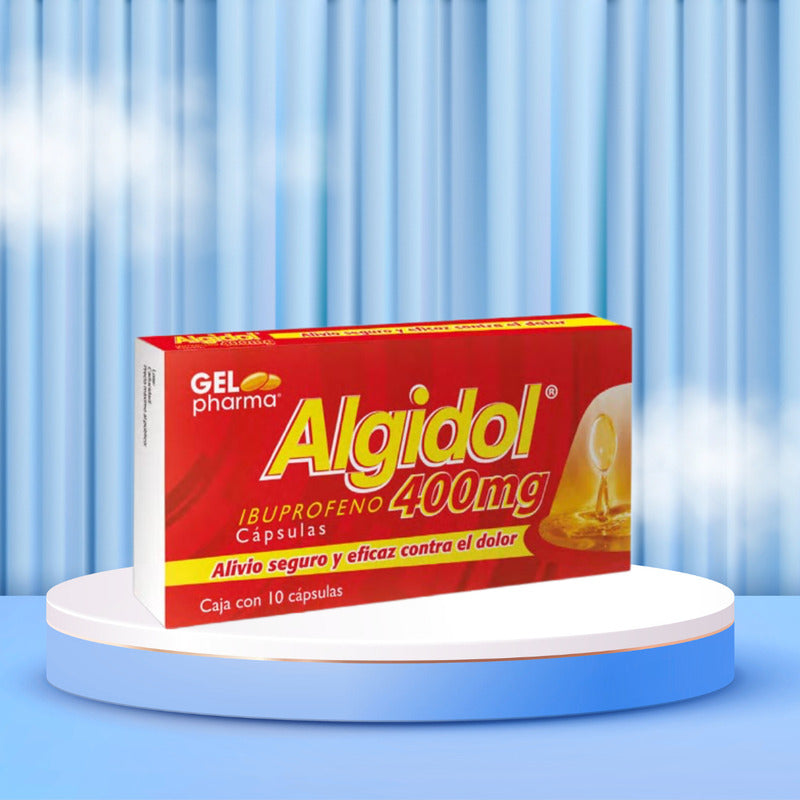 Algidol Ibuprofeno 400 Mg 3 Cajas 10 Tabletas C/u Gelpharma