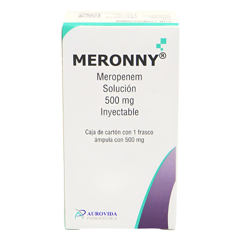 Meronny Meropenem 500 Mg Inyectable Aurovida