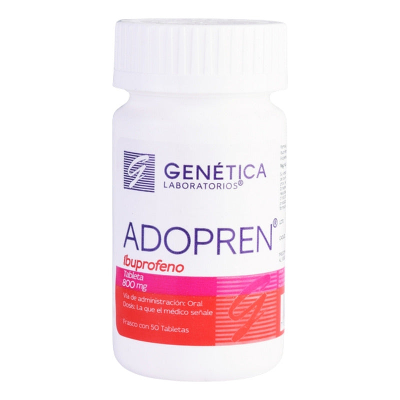 Adopren, Ibuprofeno 800 Mg 50 Tabletas