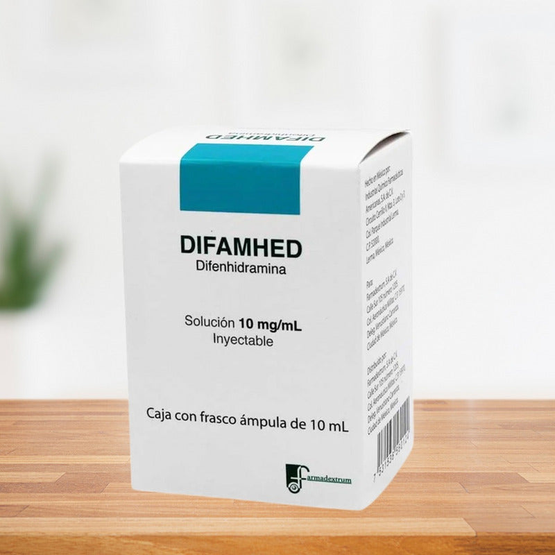 Difamhed Difenhidramina 10mg/ml Sol Inyec. 10ml Farmadextrum