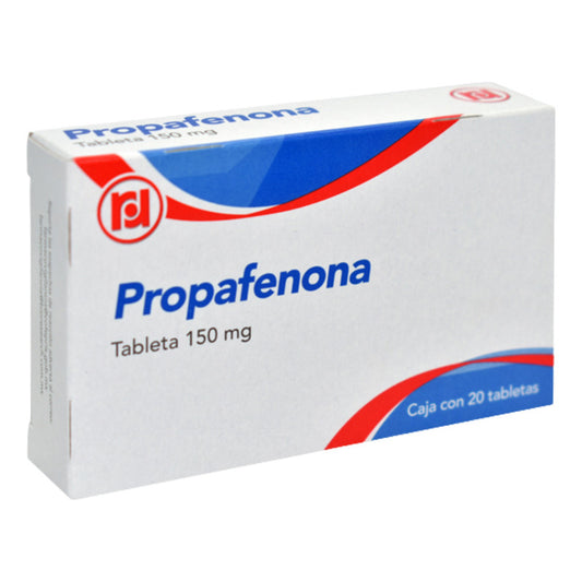 Propafenona 150 Mg Con 20 Tabletas Randall