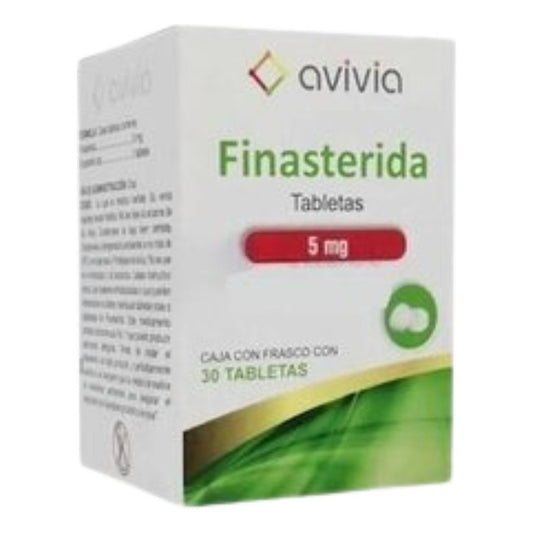Avivia Finasterida 5mg 1 Frasco Con 30 Tabletas