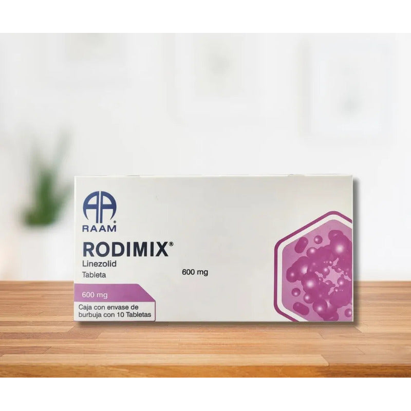 Rodimix Linezolid 600 Mg 2 Cajas Con 10 Tabletas C/u Raam