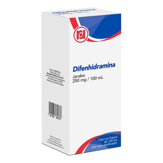 Difenhidramina 250 Mg Solución 120 Ml Randall