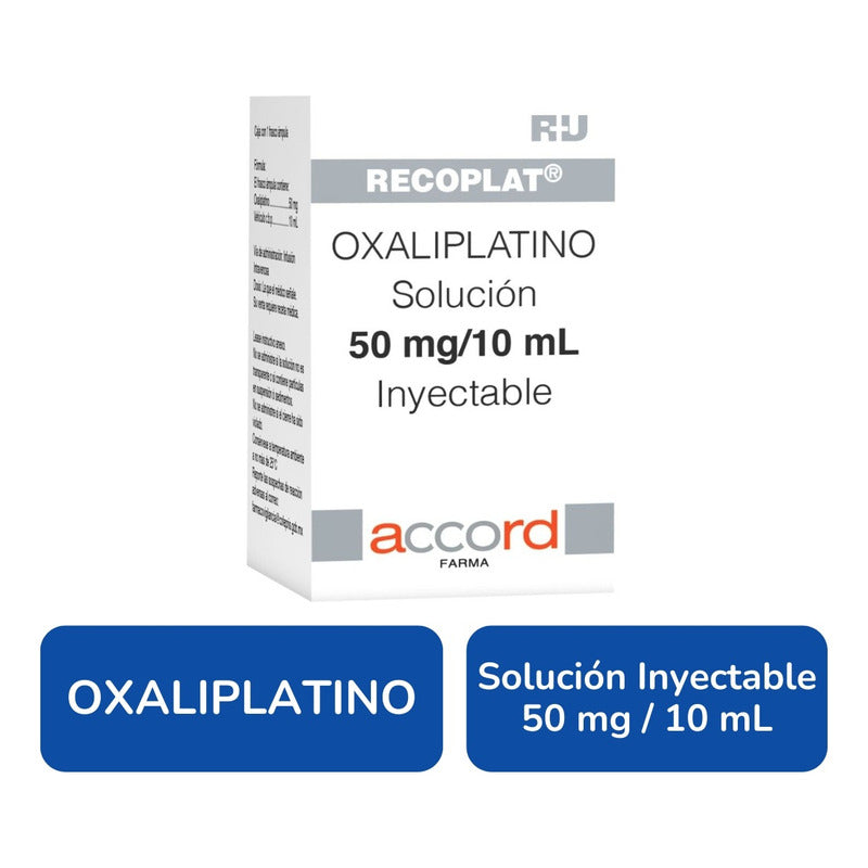 Recoplat Oxilaplatino 50mg / 10ml Inyectable Arccord Farma