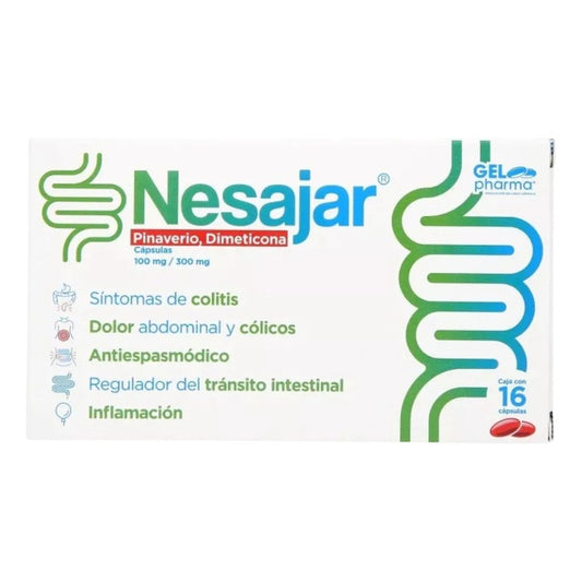 Nesajar Cápsula 100 Mg/300 Mg, 16 Cápsulas