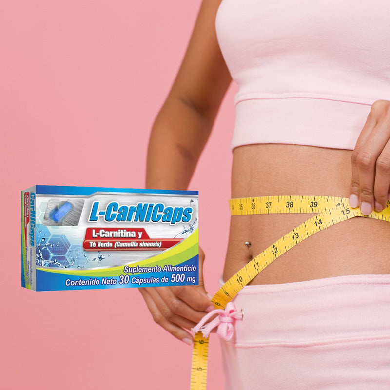 L-carnicaps L-carnitina / Té Verde 500 Mg 30 Cáps Natutech Sin Sabor