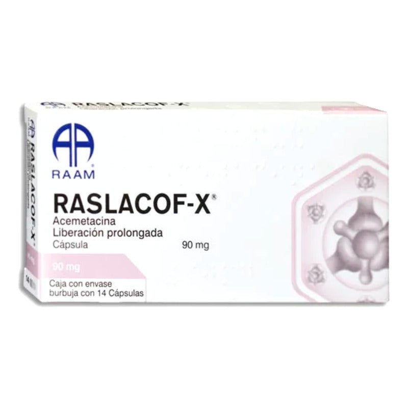 Acemetacina 90 Mg Raslacof Liberación Prolongada 14 Cápsulas
