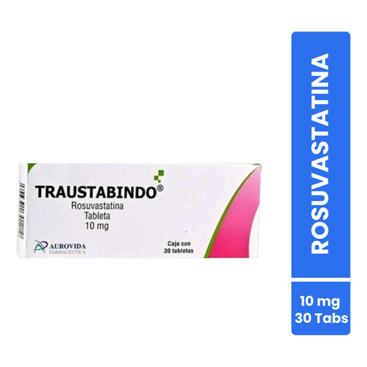 Traustabindo Rosuvastatina Caja Con 30 Tabs. 10 Mg Aurovida