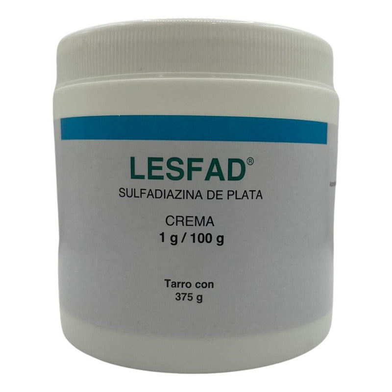Lesfad Crema Sulfadiazina De Plata 1% 375g Fragancia Sin Fragancia