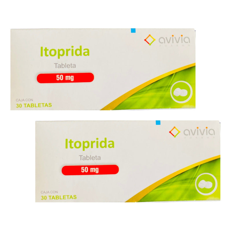 Duo Pack Itoprida 50 Mg 2 Cajas Con 30 Tabletas Cada Uno