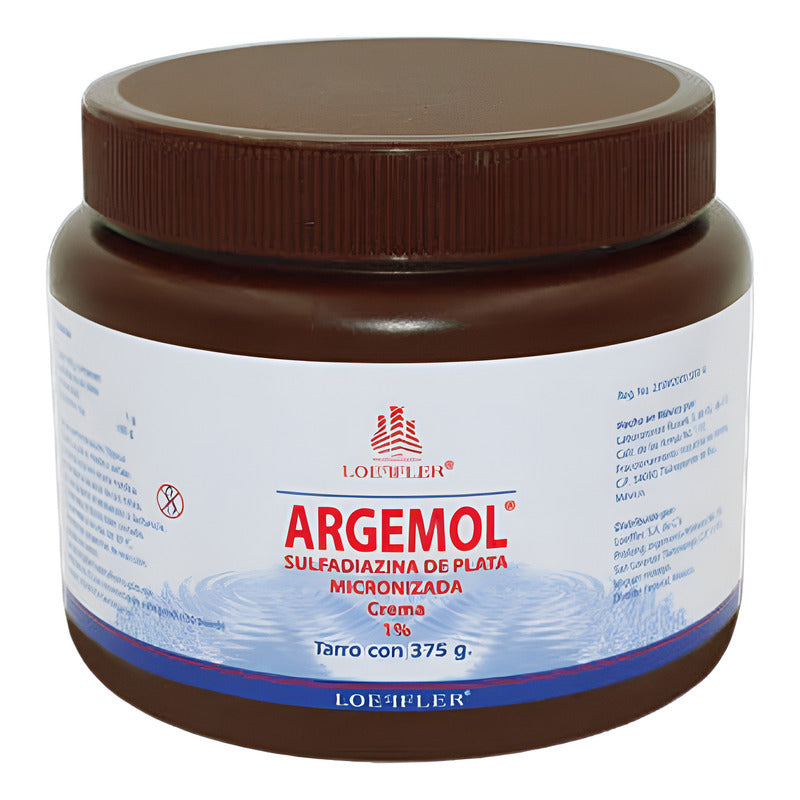 Argemol Crema Sulfadiazina De Plata 1% Tarro 375 G Neutra