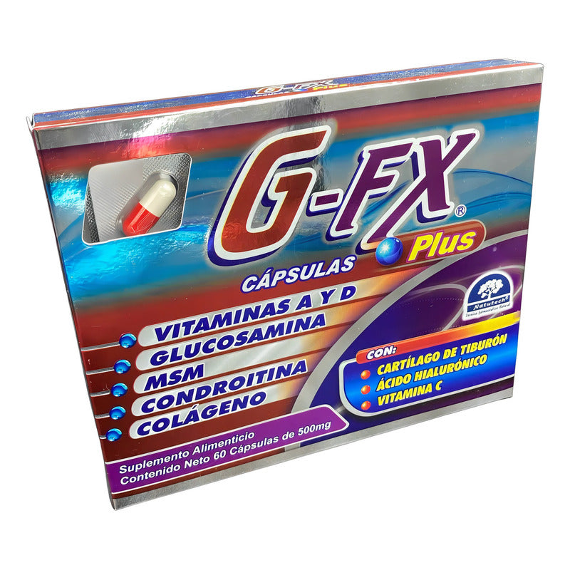 G-fx Plus Caja C/60 Reparador De Articulaciones Glucosamina Sabor No
