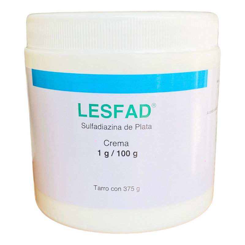 Lesfad Crema Sulfadiazina De Plata 1% 375g Fragancia Sin Fragancia