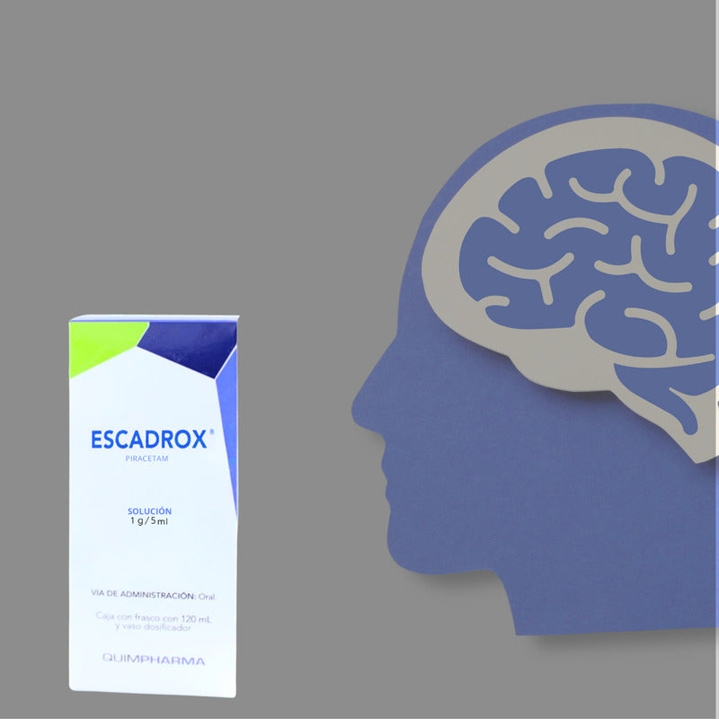 Escadrox Piracetam 1 G / 5 Ml Solución 3 Frascos De 120 Ml