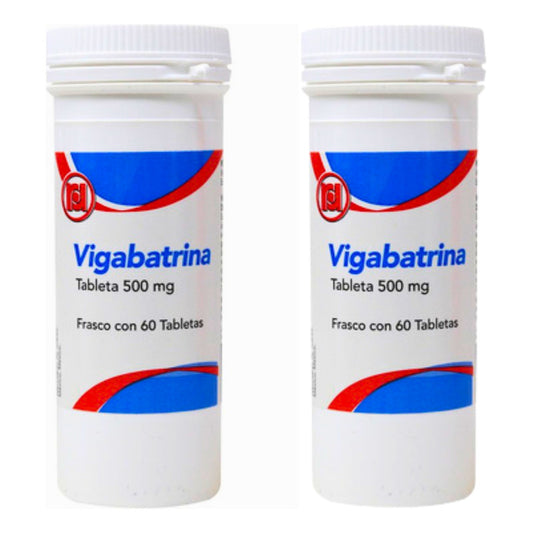 Vigabatrina 2 Frascos Con 500mg 60 C/u Tabletas Randall