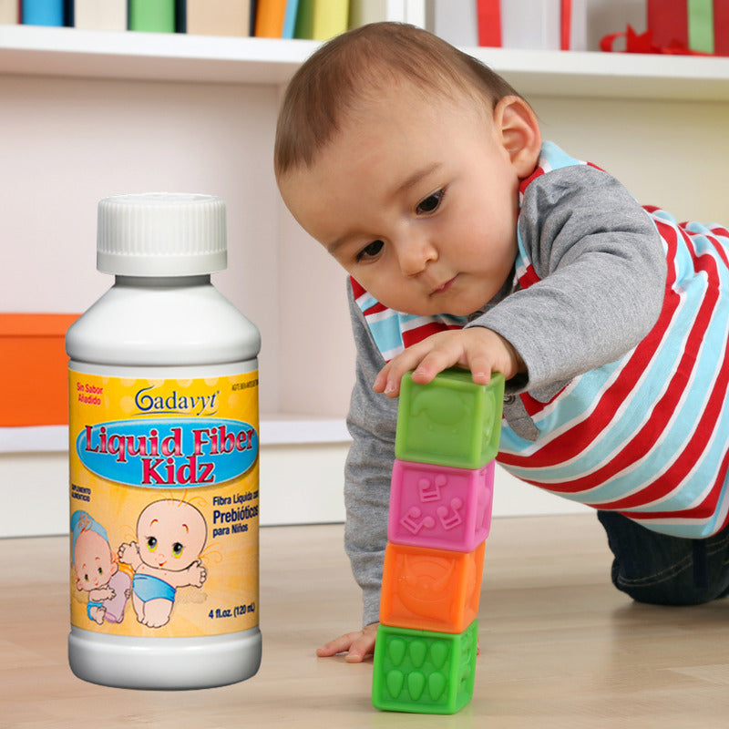 Gadavyt Liquid Fiber Kidz 120 Ml Fibra Liquida Para Niños Sin Sabor