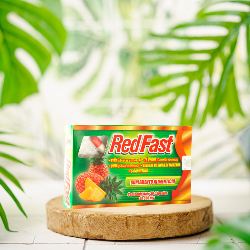 Redfast Caja Con 30 Cápsulas De 500 Mg Natutech Sin Sabor