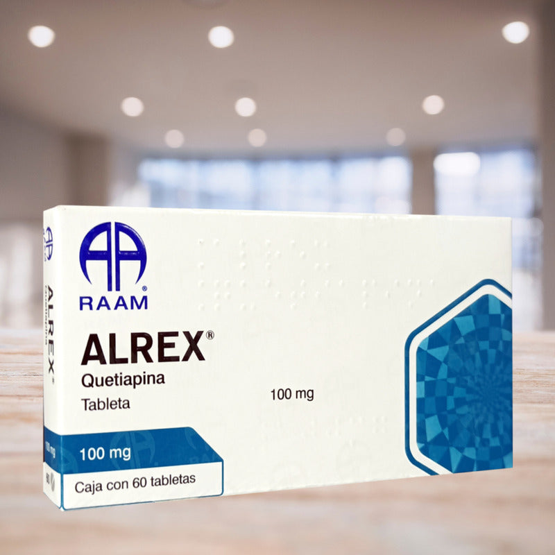Alrex Quetiapina 100 Mg Caja Con 60 Tabletas