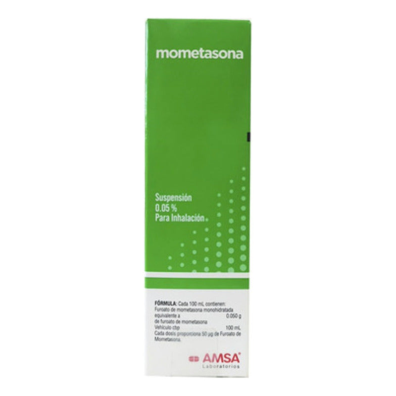 Mometasona Inhalación Nasal 0.05% 18 Ml Suspensión 140 Dosis