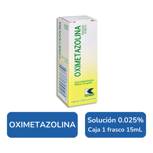 Solución Oftálmica Oximetazolina Lubyox Gotero 15ml Kener