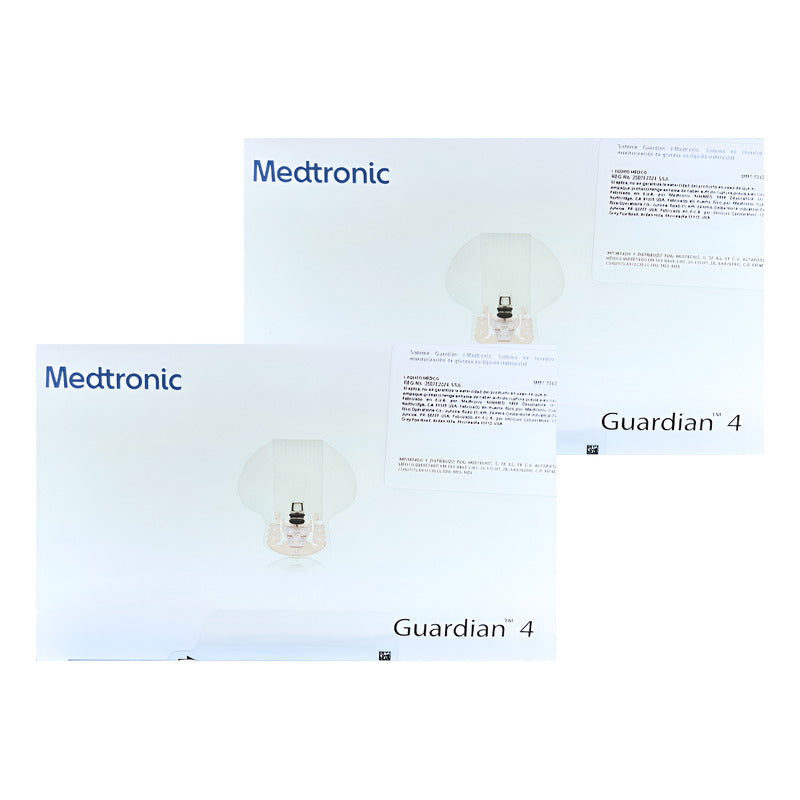 Sensores Guardian 4 System 2 Cajas Con 5 Sensores Medtronic Blanco