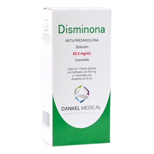 Disminona Metilprednisolona 62.5mg 1 Amp 8ml C/u Dankel