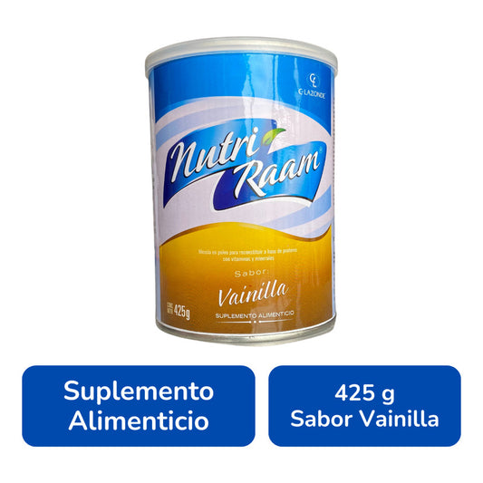 Nutri Raam Suplemento Alimenticio Sabor Vainilla 425 G Vainilla