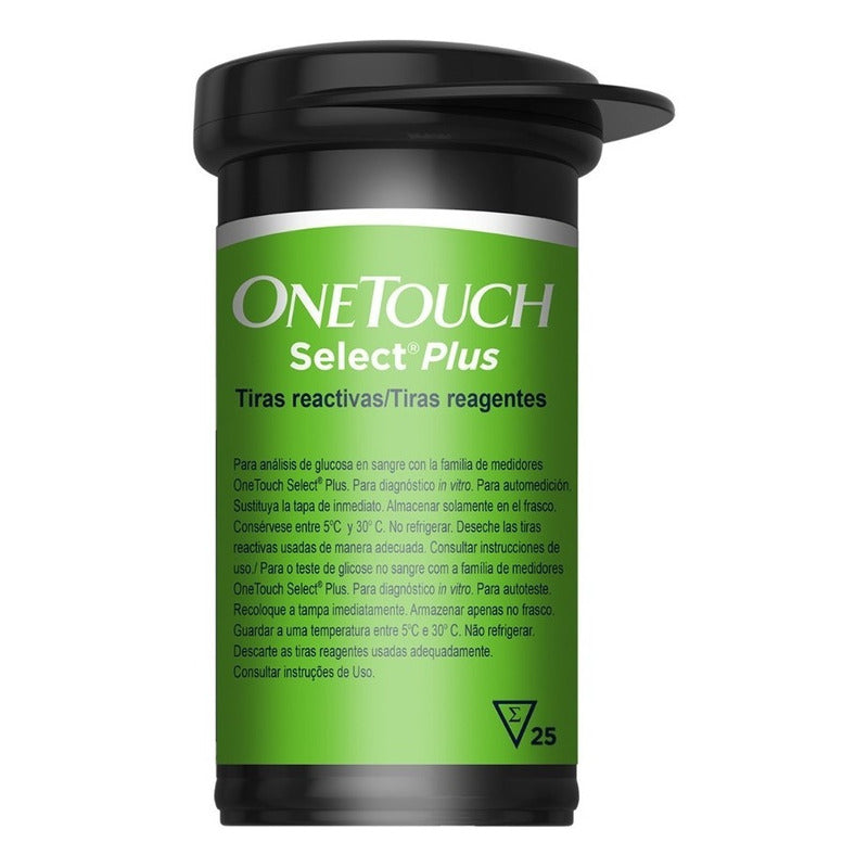 One Touch Select Plus Flex Paquete 75 Tiras Para Glucómetro