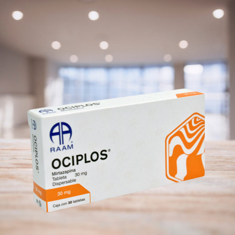 Mirtazapina Ociplos 2 Cajas 30 Mg 30 Tabletas Dispersables