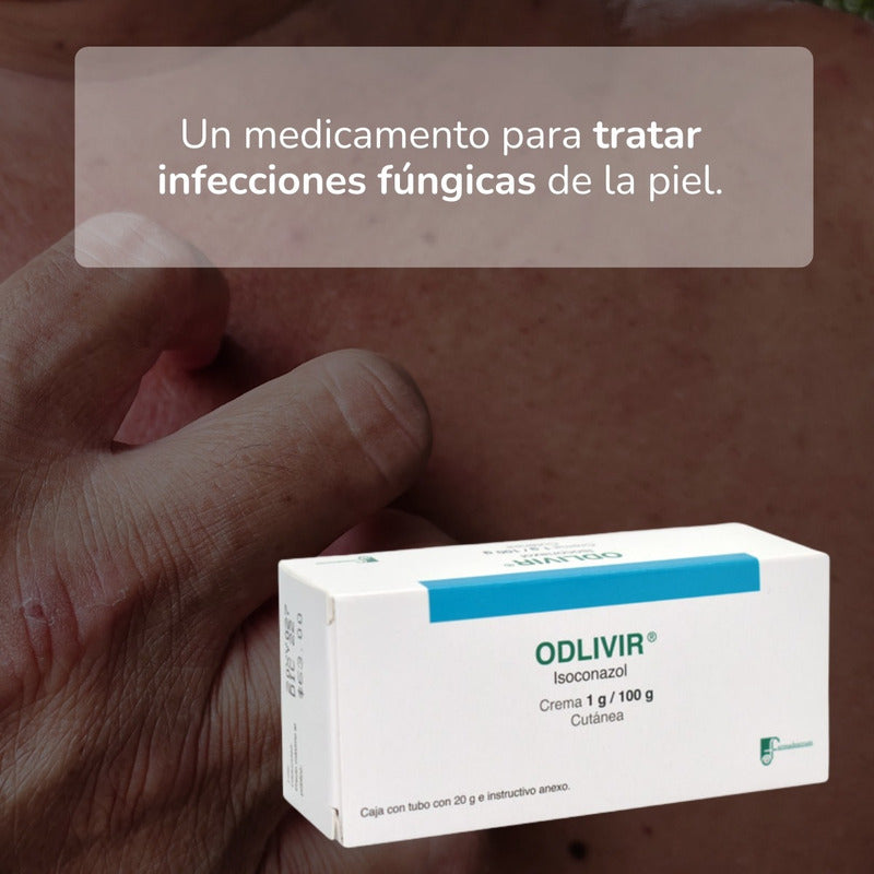 Odlivir Isoconazol 1g / 100g Crema Cutánea 20 G Farmadextrum Neutra