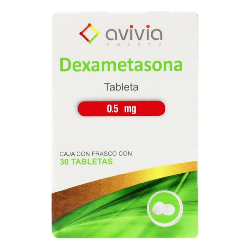 Dexametasona 0.5 Mg Caja Con 30 Tabletas Avivia Pharma