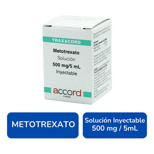 Traxacord Metotrexato Solución 500 Mg/5 Ml Accord