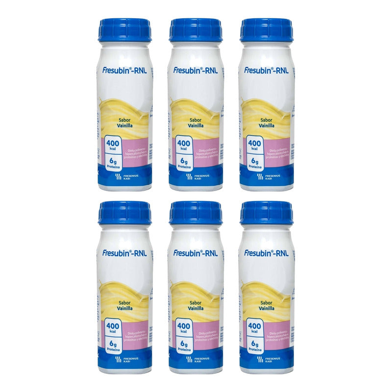 Fresubin Rnl Sabor Vainilla 400 Kcal 6 Botes De 200 Ml C/u Vainilla