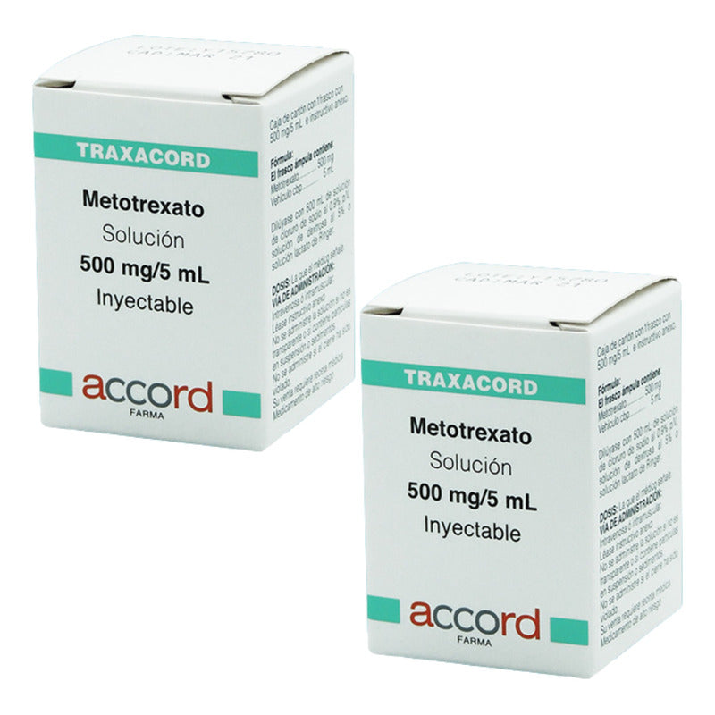 Traxacord 500 Mg / 5 Ml 2 Frascos Solución Inyectable