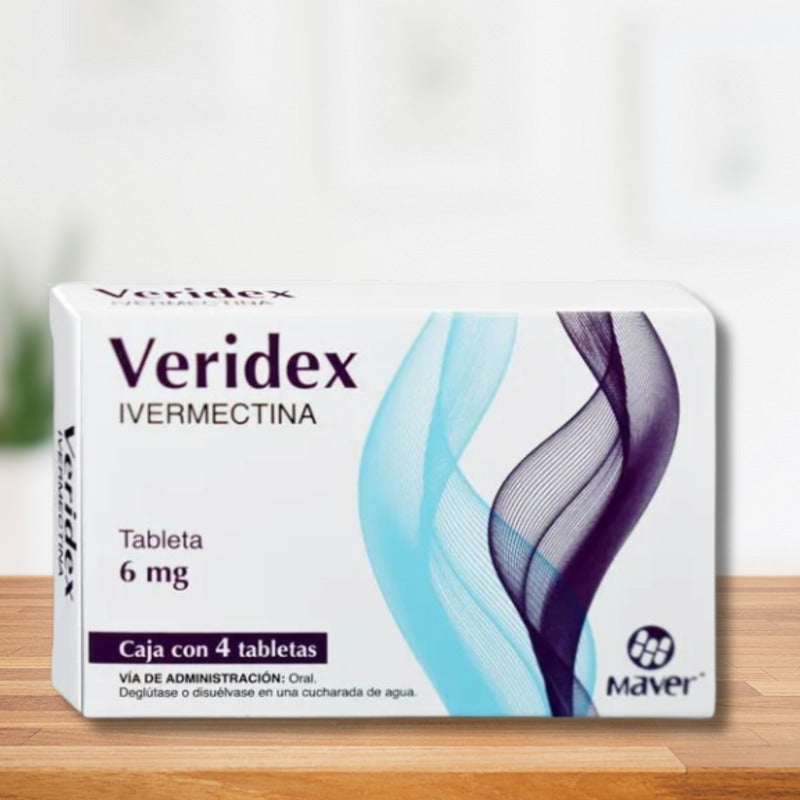 Veridex Ivermectina 6mg 2 Cajas Con 4 Tabletas Cada Una